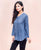 Blue Shirt Style Top for women