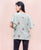 Rayon block printed short kurti tops for jeans online shopping