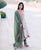 White Anarkali Hand Block Printed Kurta Dress