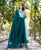 Noora Mint Green Hand Embroidered Angrakha Style Dress