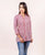 Pink Button Down Hand Block Printed Cotton Top